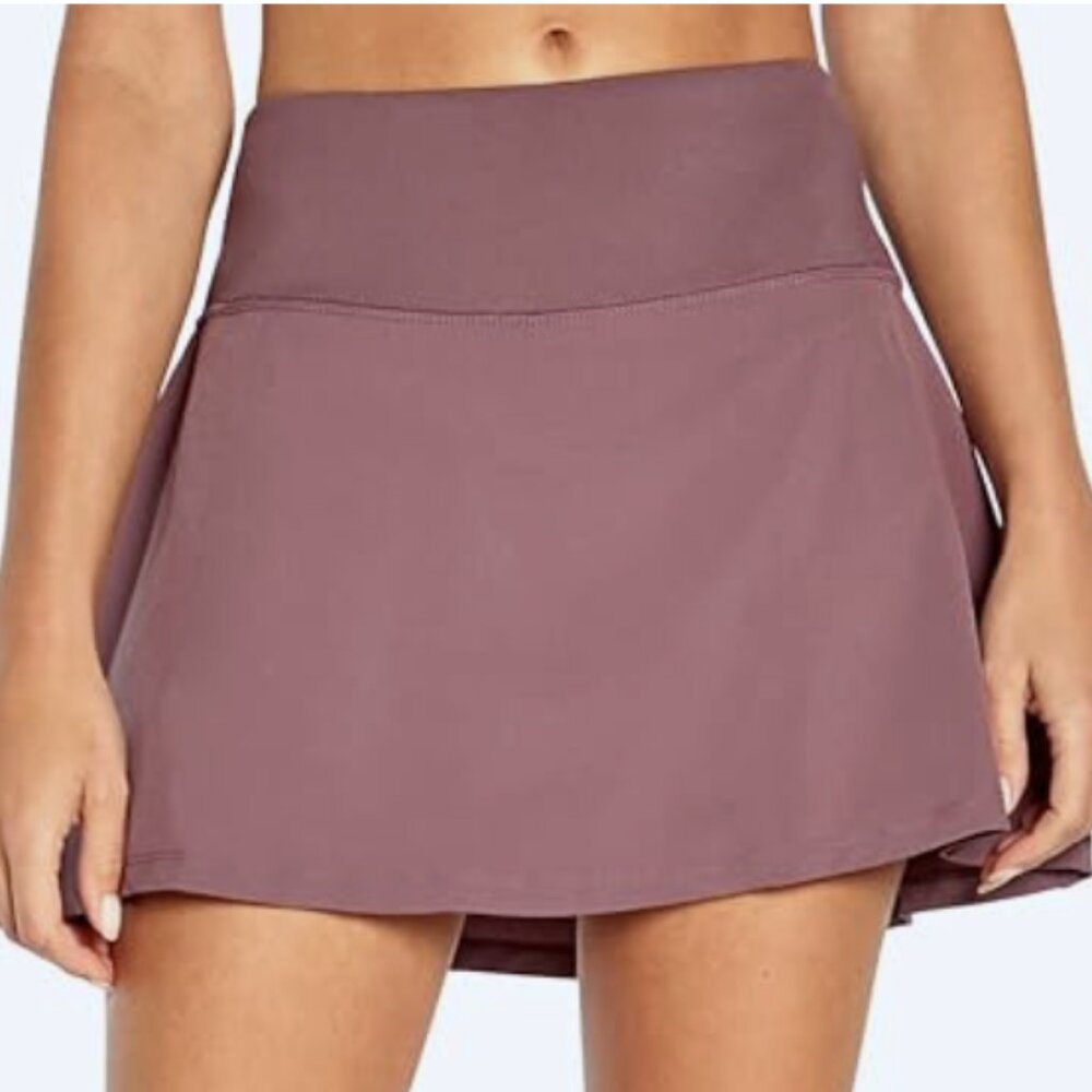 Marika XXL Carla Skort High Rise Back Pocket Purple Mauve Activewear